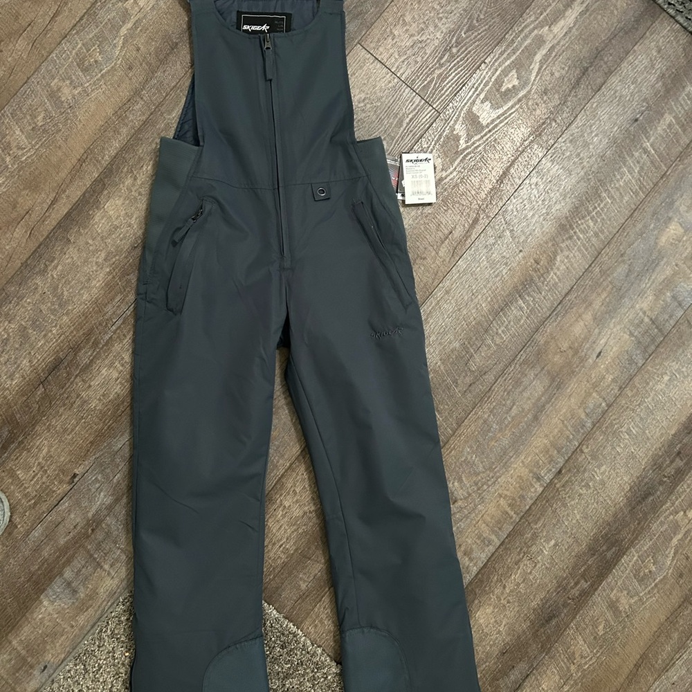 Arctix Charcoal Snow Bib Overalls XS petite